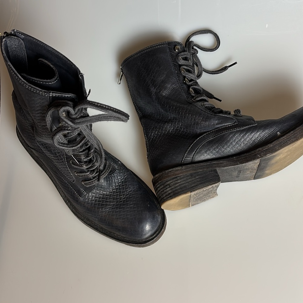 Free People Black Santa Fe Boots